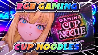 VTUBER TRIES GAMING CUP NOODLES 【HANDCAM】