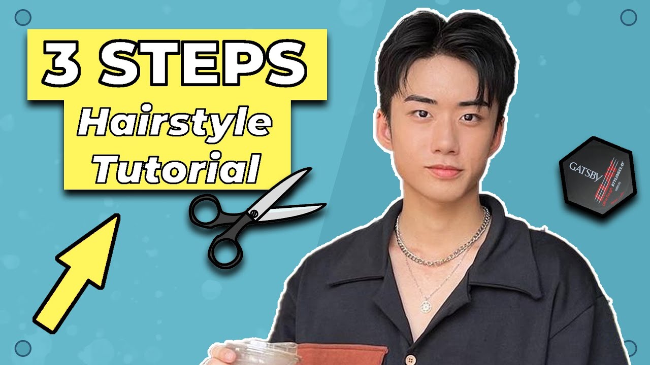 How to do a perfect wavy middle part: tutorial - YouTube