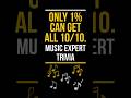 Music Expert Trivia. Can You Get 10/10. Hard Mode Quiz #1. Fun Short Video.