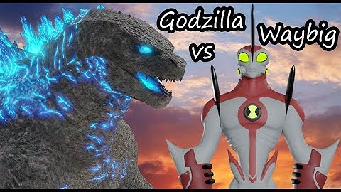 Godzilla vs Waybig || VFX || Adobe After Effects || Blender