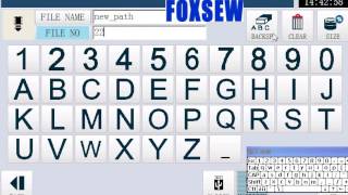 Changing Sewing Start Position -FOXSEW