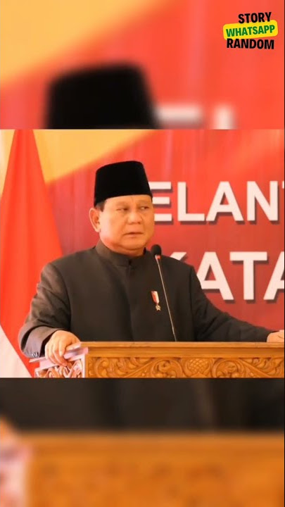 Kata kata Prabowo Subianto - Semakin berisi semakin menunduk