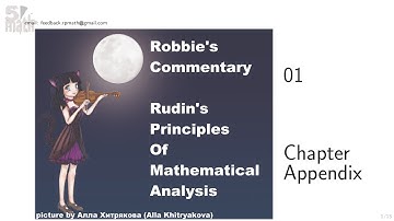 Chapter 01 Appendix - Baby Rudin - Principles of Mathematical Analysis, solutions