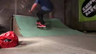 Knife Party Skateboards- Idaho Basement Quarter Pipe Session