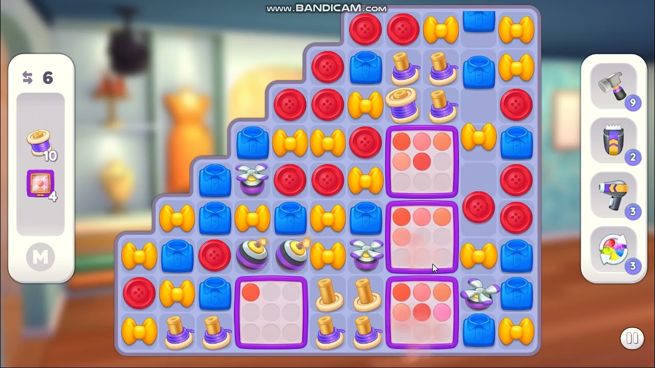 Makeover Match - Swap & Style level 399 no power-ups