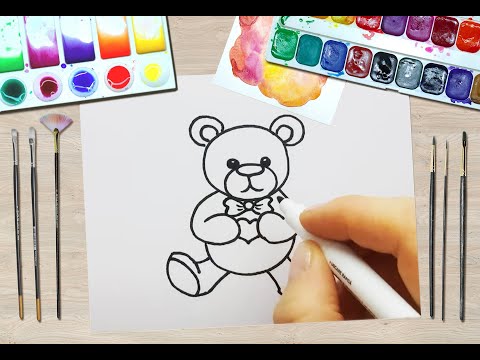 Video: Cum Să Desenezi Un Urs Cu Un Creion