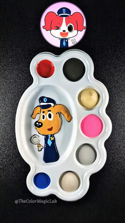 Sprunki Color Mixing 🫣 Sheriff Labrador 🐕‍🦺 #sprunki #sherifflabrador  #colormixing