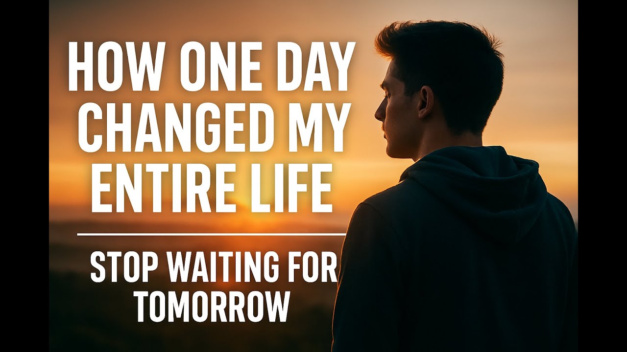 How ONE Day Changed My Entire Life | Stop Waiting for Tomorrow - YouTube