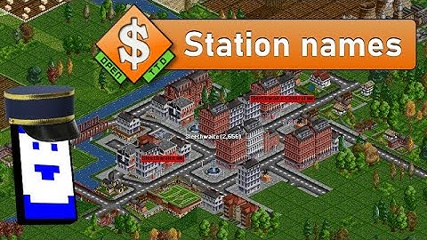 How are stations named in Transport Tycoon Deluxe?