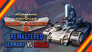 C&C Red Alert 2 Remastered Mod Gameplay Allies vs Soviet [BRUTAL AI]