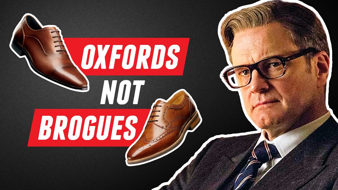 Oxfords Not Brogues\