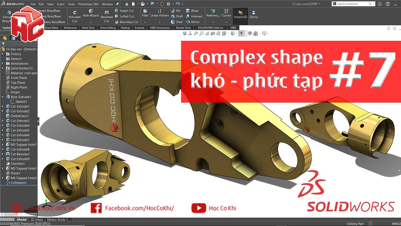 Solidworks 3D Exercises Advanced - Solidworks: Bạn muốn trau dồi kỹ năng thực hành vẽ 3D trên Solidworks? Hãy đến và khám phá ngay các bài tập nâng cao về Solidworks 3D Exercises Advanced để rèn luyện kỹ năng của mình. Sử dụng Solidworks với những bài tập thực tế sẽ giúp bạn cải thiện khả năng thiết kế và giúp bạn trở thành một kỹ sư thiết kế tài ba!