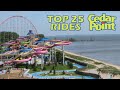 Top 25 rides at cedar point