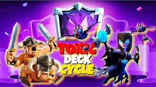 Overpowered Ebarbs Cycle Deck Best Clash Royale Deck 2024 Elite Barbarians Night Witch Rage Deck