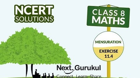 NCERT Video Solutions For CBSE Class 8 Mathematics l Mensuration l Ex 11.4 , Q7