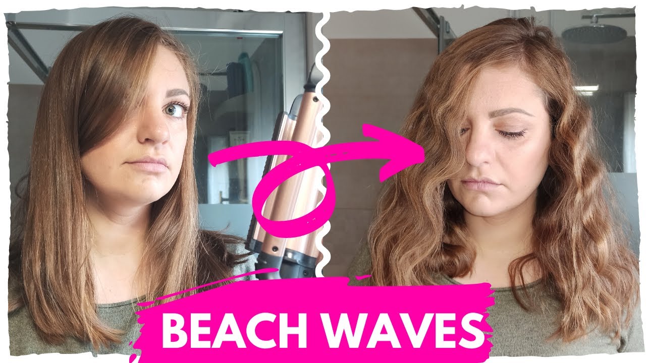 Bellissima Imetec My Pro Beach Waves GT20 400 Piastra Per Capelli per Onde  Larghe e Strette, Rivestimento In Ceramica, Temperatura Regolabile 160°C -  200°C : : Bellezza