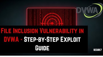 File Inclusion Vulnerability in DVWA - Step-by-Step Exploit Guide