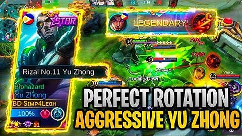 YU ZHONG TOP GLOBAL BEST ROTATION , EMBLEM SET AND BUILD 2021 | BEST GAMEPLAY | MOBILE LEGENDS