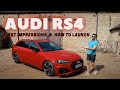 Audi RS4 - First Impressions & HOW TO Launch