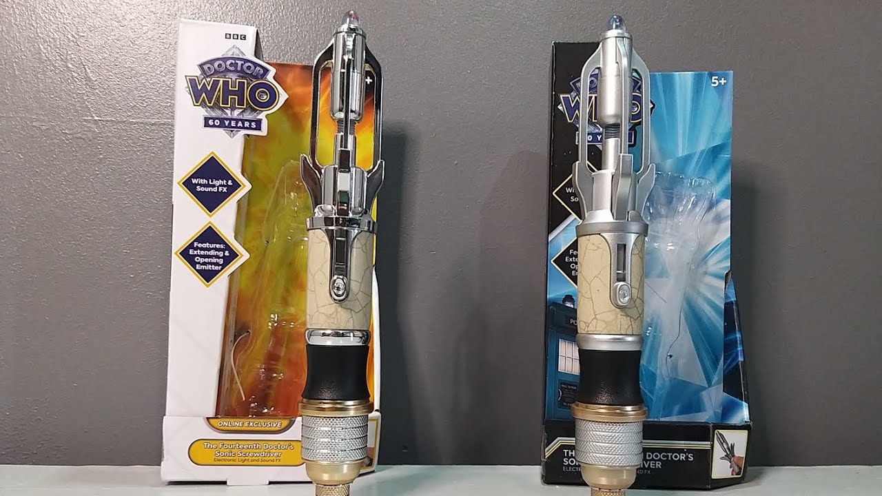 14th doctor sonic screwdriver retail vertion review and comparison