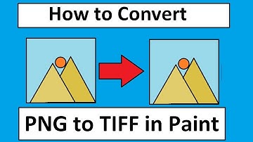 How to convert PNG to TIFF image using Paint