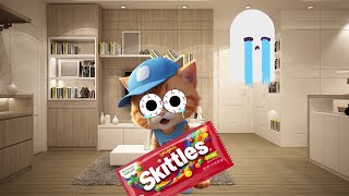 Skittles Memes with Cat #aicat #cat #cute