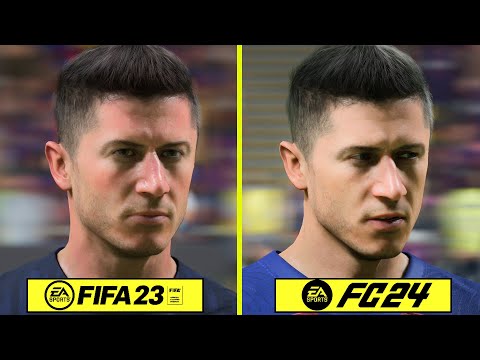 EA Sports FC 24 vs FIFA 23 PS5 Next Gen Graphics Comparison #eapartner