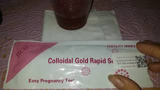 Testpack Colloidal D Rapid Screen Test