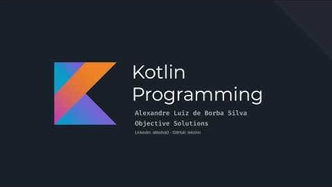 Kotlin 1 - Basics