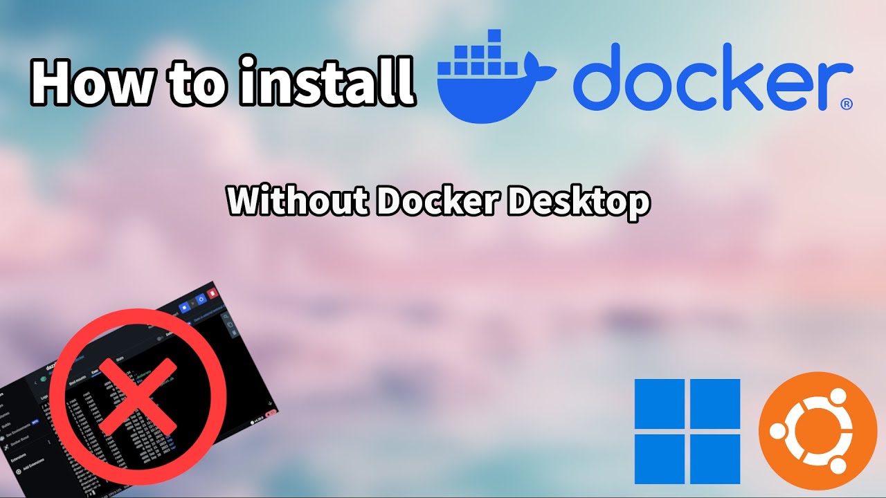 How to Install Docker WITHOUT Docker Desktop on Windows 11 - YouTube