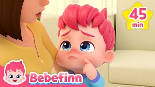 Boo Boo Special Songs 😢🐈💗 | Stay Healthy | The Cat Song and More | Bebefinn Nursery Rhymes for Kids