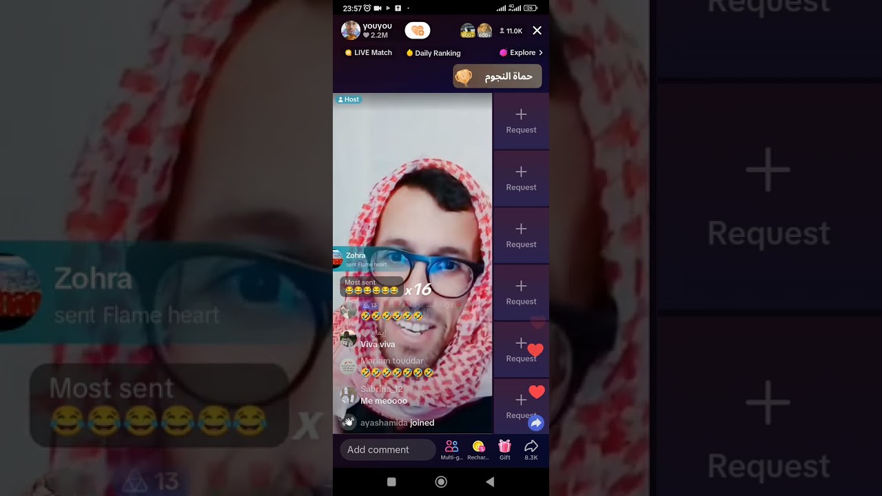 #شيخة_مولينيكس  برنامج فتح قلبك مع مولينيكس لايف كلو حكم و نصائح عن تجارب واقعية😱🔥💘💔🤧😭🔞