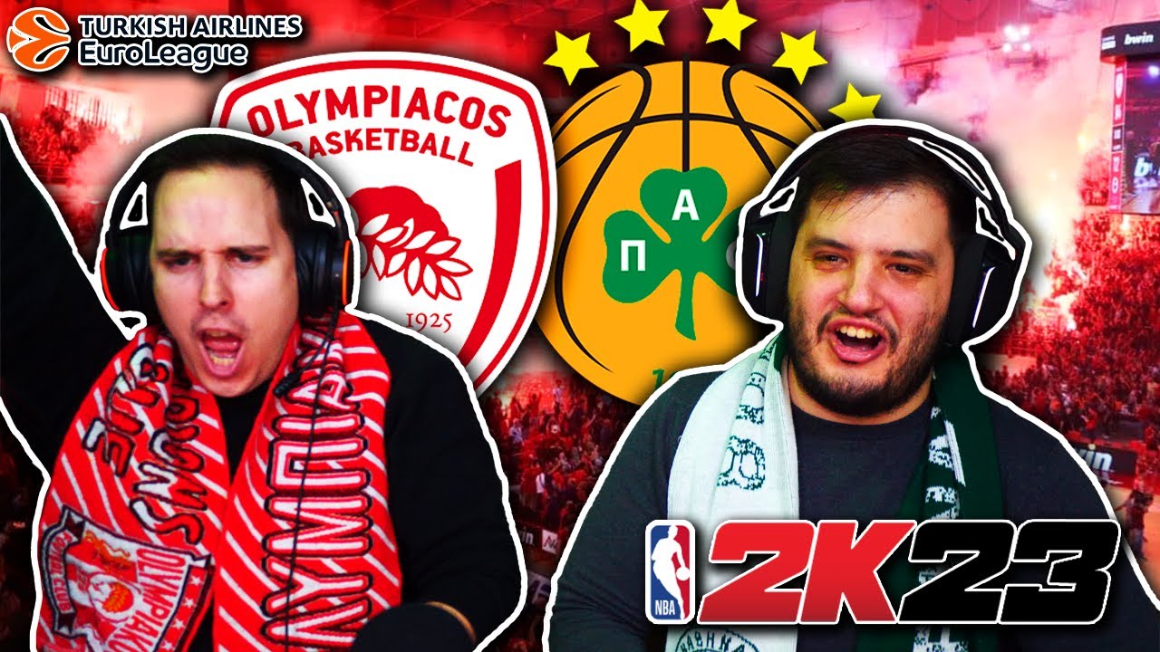ΜΕΓΑΛΗ ΑΝΑΤΡΟΠΗ ΣΤΟ ΟΛΥΜΠΙΑΚΟΣ - ΠΑΝΑΘΗΝΑΪΚΟΣ | NBA 2K23 Euroleague
