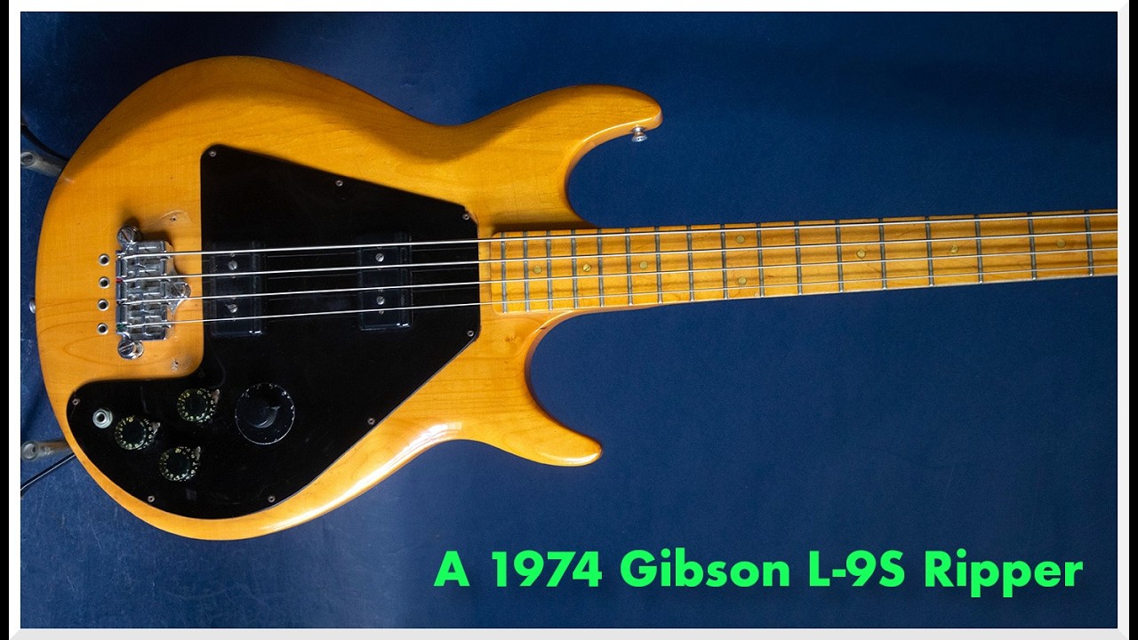 Used Gibson Ripper A 1974 Gibson L-9S Ripper - YouTube