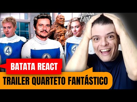 REACT QUARTETO FANTASTICO NOVO TRAILER IMPACTANTE!