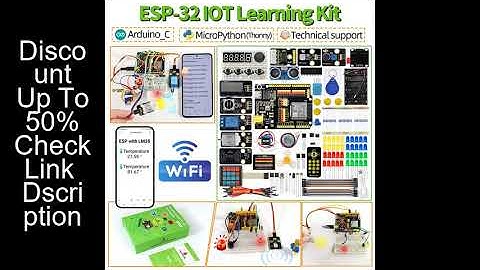Keyestudio IOT ESP32 Learning Kit For Arduino ESP32 All-in-One Learning +134 Projects Support MicroP