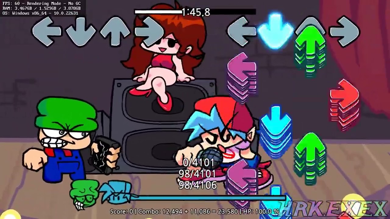 FNF - БЦЯИФЦΓ - burned fantrack