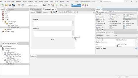 Cara membuat aplikasi sederhana Hill Chiper menggunakan Java Netbeans