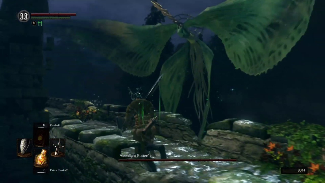 DARK SOULS REMASTERED #12 :: Moonlight Butterfly Boss & Back to ...