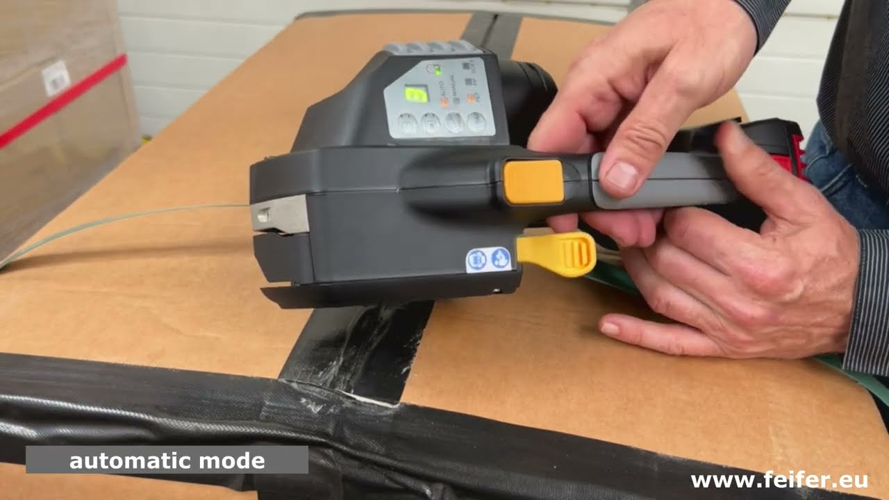 FEIFER - Battery strapping tools ZAPAK ZP9X - YouTube