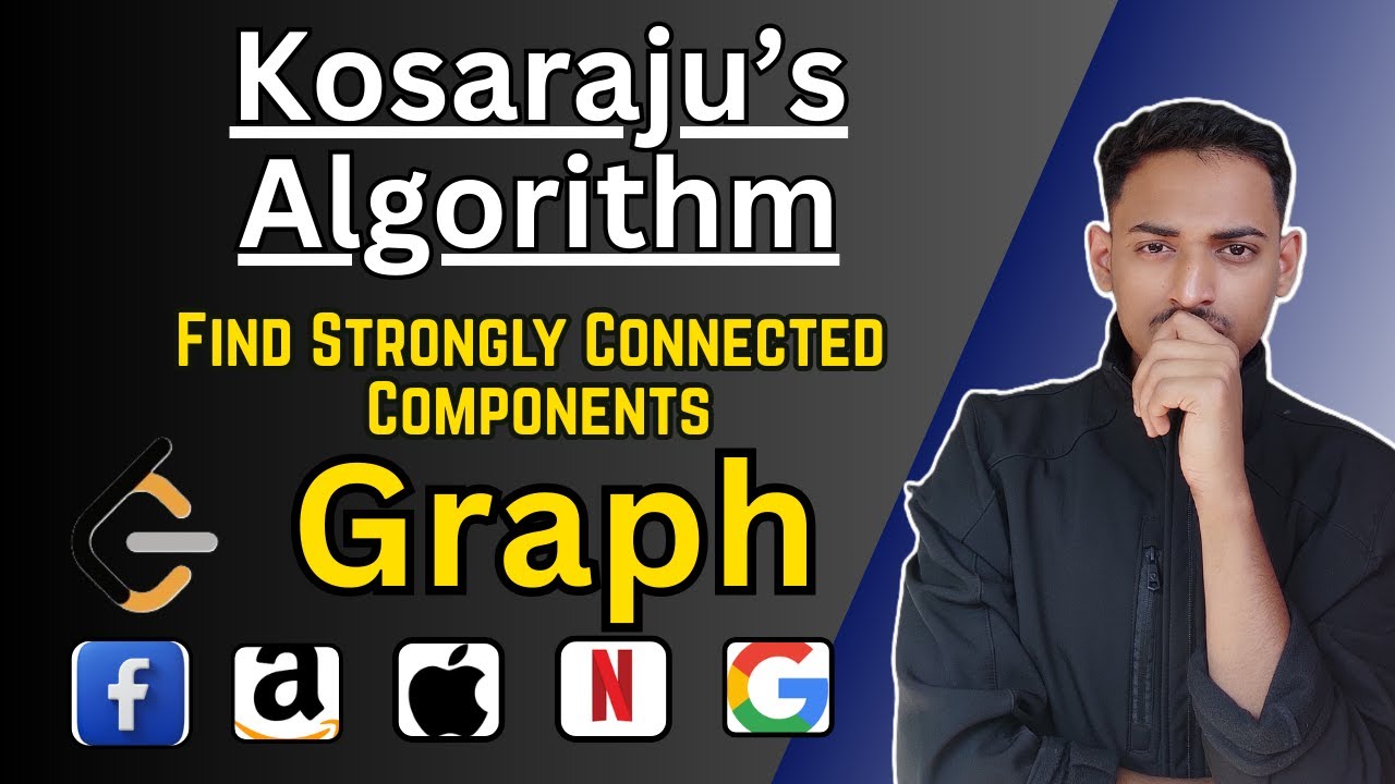 Kosaraju’s Algorithm | Find Strongly Connected Components | GFG Code in ...