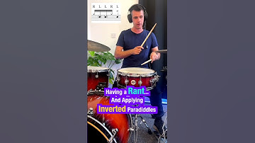 Having a Rant and applying some Inverted Paradiddles! Drum Lesson #drumlessons #bateria #drums
