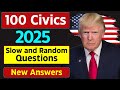 2025 U.S. Citizenship Test Official USCIS 100 Civics Exam Questions, Naturalization, English Test