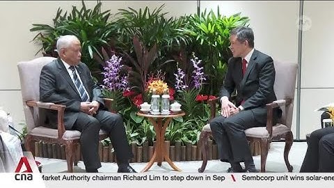 Singapore Defence Minister Chan Chun Sing meets regional counterparts at Shangri-La Dialogue