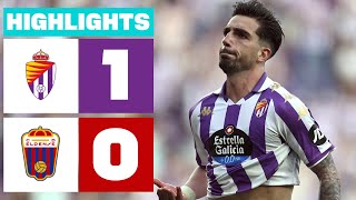 Resumen de Real Valladolid CF vs CD Eldense (1-0)