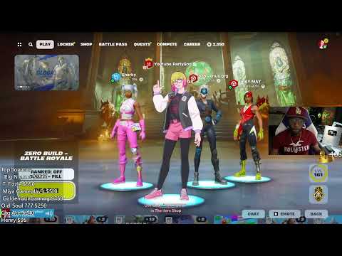 Fortnite Pro Team : ASMR | Partying | good vibes | weekend wit gang | shoutouts
