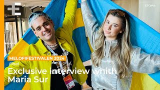 "Feeling So Good, Feeling So Prepared" - Maria Sur on Melodifestivalen 2024 Final participation