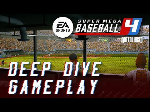 Super Mega Baseball 4 Gameplay On and Off-Field Deep Dive