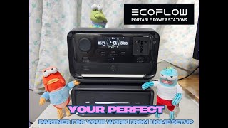 EcoFlow River 3 Plus Unboxing &amp; Real-Time Home Office Test | Work From Home Power Backup