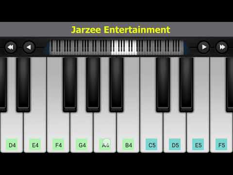 عزف اغنية  على بيانو الهاتف      